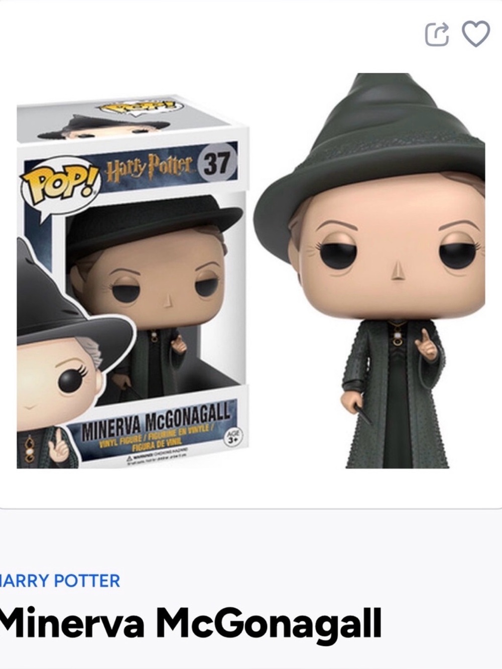 Minerva McGonagall Funko Pop- Harry Potter - 37